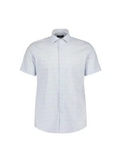 Sinnuu miesten kauluspaita K Technical Performance SS Shirt Microp, sininen kuosi