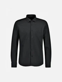 Sinnuu miesten kauluspaita Performance Technical Shirt LS Made in Europe, musta