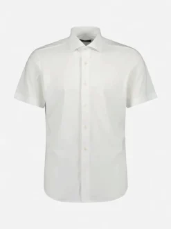 Sinnuu Miesten Kauluspaita, Technical Performance Shirt SS, Made in Europe, valkoinen