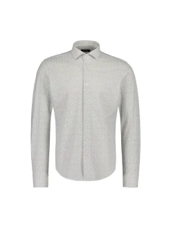 Sinnuu miesten kauluspaita Technical Performance Shirt Flower, kuosillinen beige