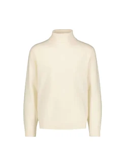 Sinnuu Miesten Neulepoolo ROLLNECK FINE MERINO WOOL MADE IN ITALY Luonnonvalkoinen