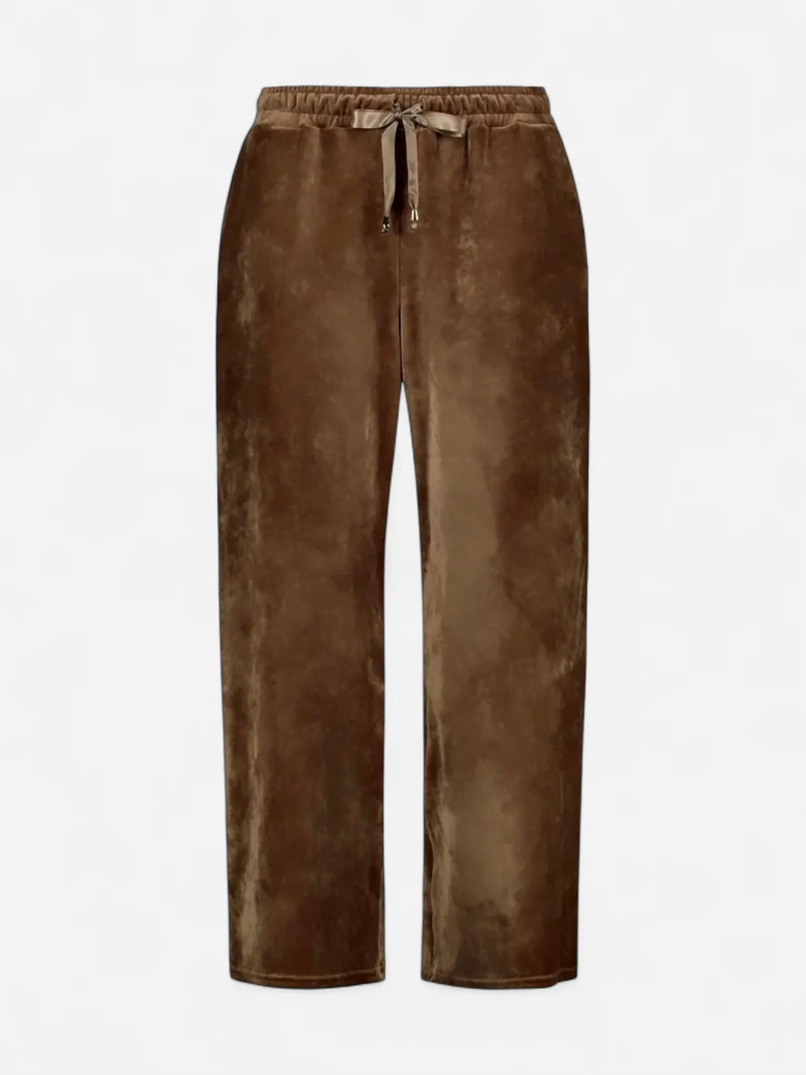 Sinnuu naisten housut Cia Velvet Pants, tummanruskea