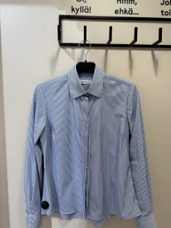Sinnuu naisten paitapusero Performance Shirt, raidallinen sininen