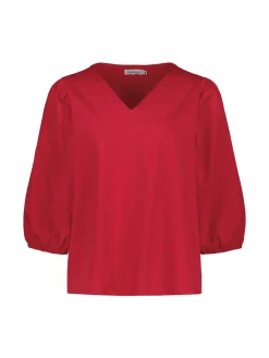 Sinnuu naisten pusero Nora Pusero V-neck, punainen