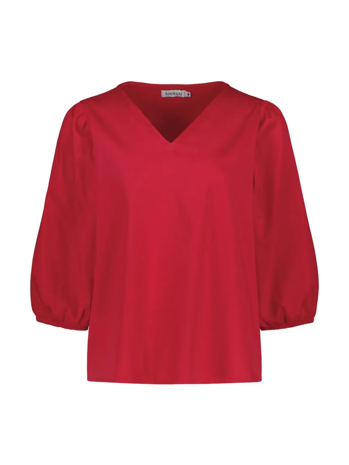 Sinnuu naisten pusero Nora Pusero V-neck, punainen