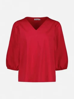 Sinnuu naisten pusero Nora Pusero V-neck, punainen