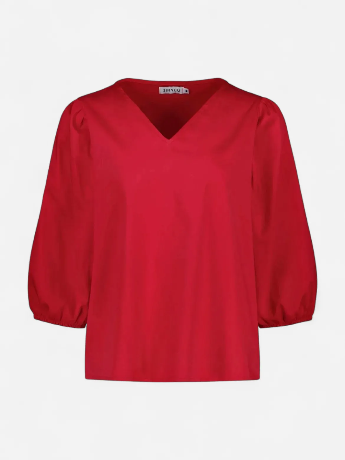 Sinnuu naisten pusero Nora Pusero V-neck, punainen