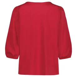 Sinnuu naisten pusero Nora Pusero V-neck, punainen