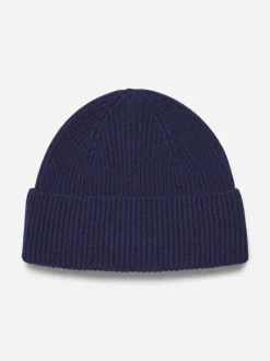 State of wow miesten pipo Elliot Merino Beanie, tummansininen