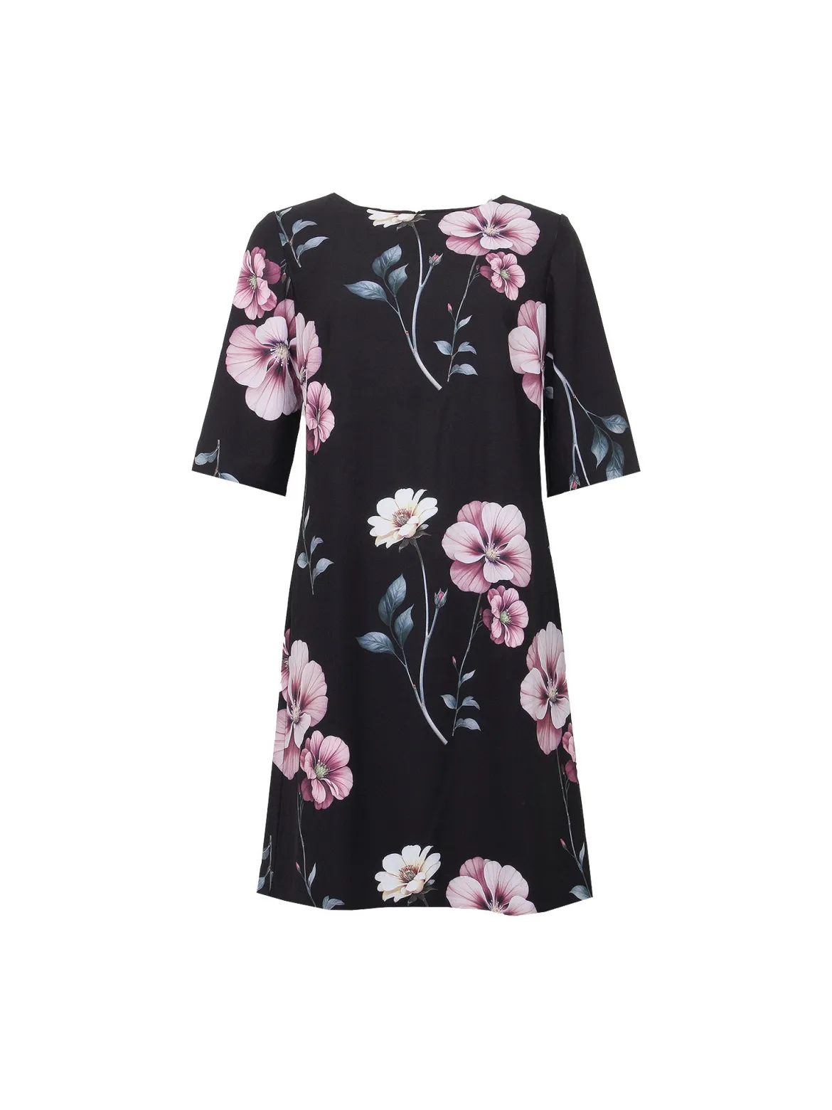S.T.I mekko Geena Dress, musta kuosi