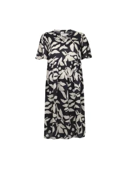S.T.I mekko Inari Dress, musta kuosi