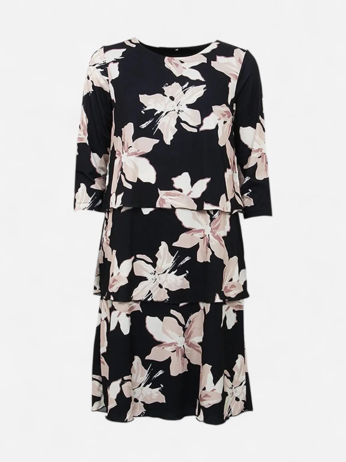 S.T.I mekko Jude Dress, kuosillinen beige