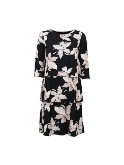 S.T.I mekko Jude Dress, kuosillinen beige
