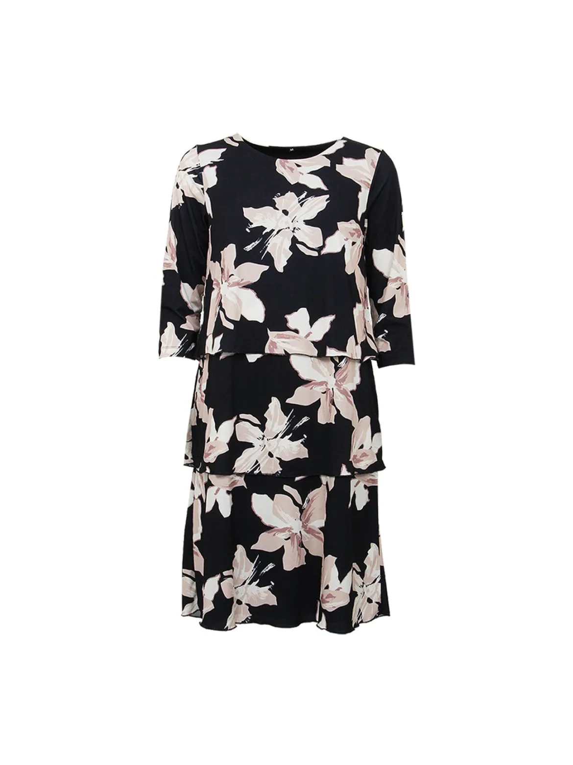 S.T.I mekko Jude Dress, kuosillinen beige