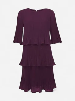 S.T.I naisten mekko, CALINDA DRESS 105CM Viininpunainen
