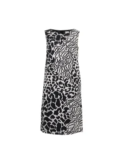 S.T.I naisten mekko, CHAYN DRESS Musta Kuosi