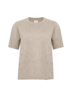 S.T.I Naisten Neulepaita, Bella Knit Vaalea Beige