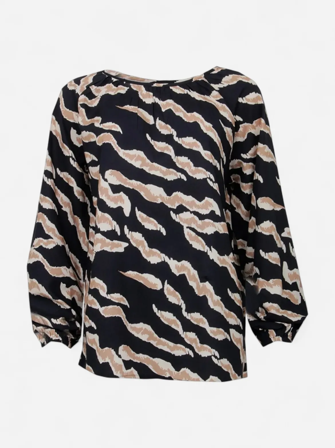 S.T.I naisten pusero Kylie Blouse 70cm, musta kuosi