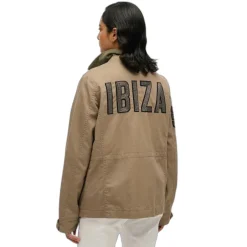 Superdry naisten takki, Embellished M65 Military Jkt Khaki