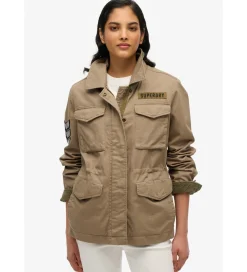 Superdry naisten takki, Embellished M65 Military Jkt Khaki