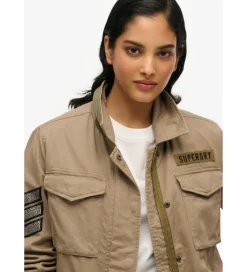 Superdry naisten takki, Embellished M65 Military Jkt Khaki