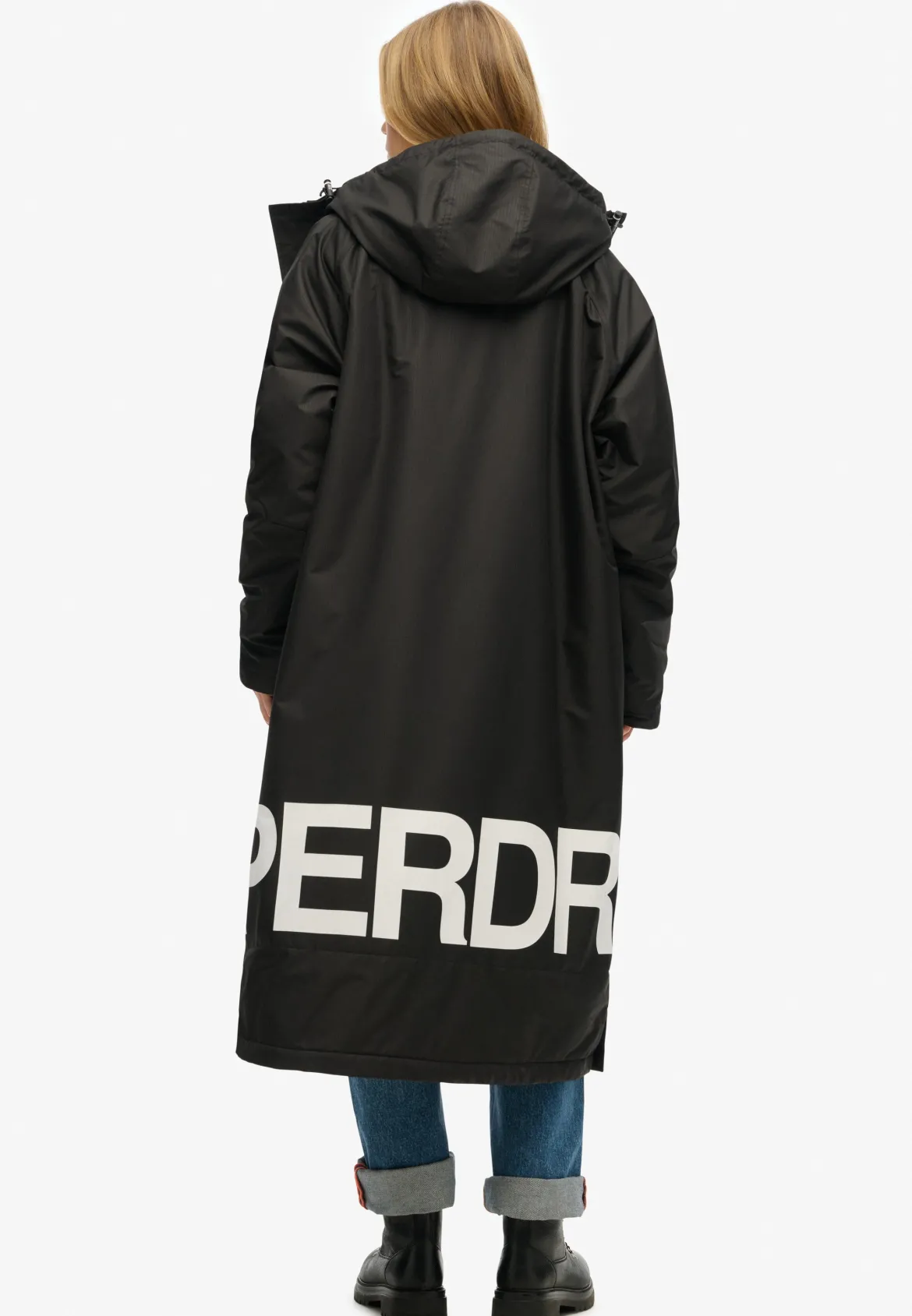 Superdry naisten takki Windbreaker Changing Robe, musta