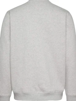 Tommy Jeans Miesten Collegepaita, REG S FLAG CREW Vaaleanharmaa Melee