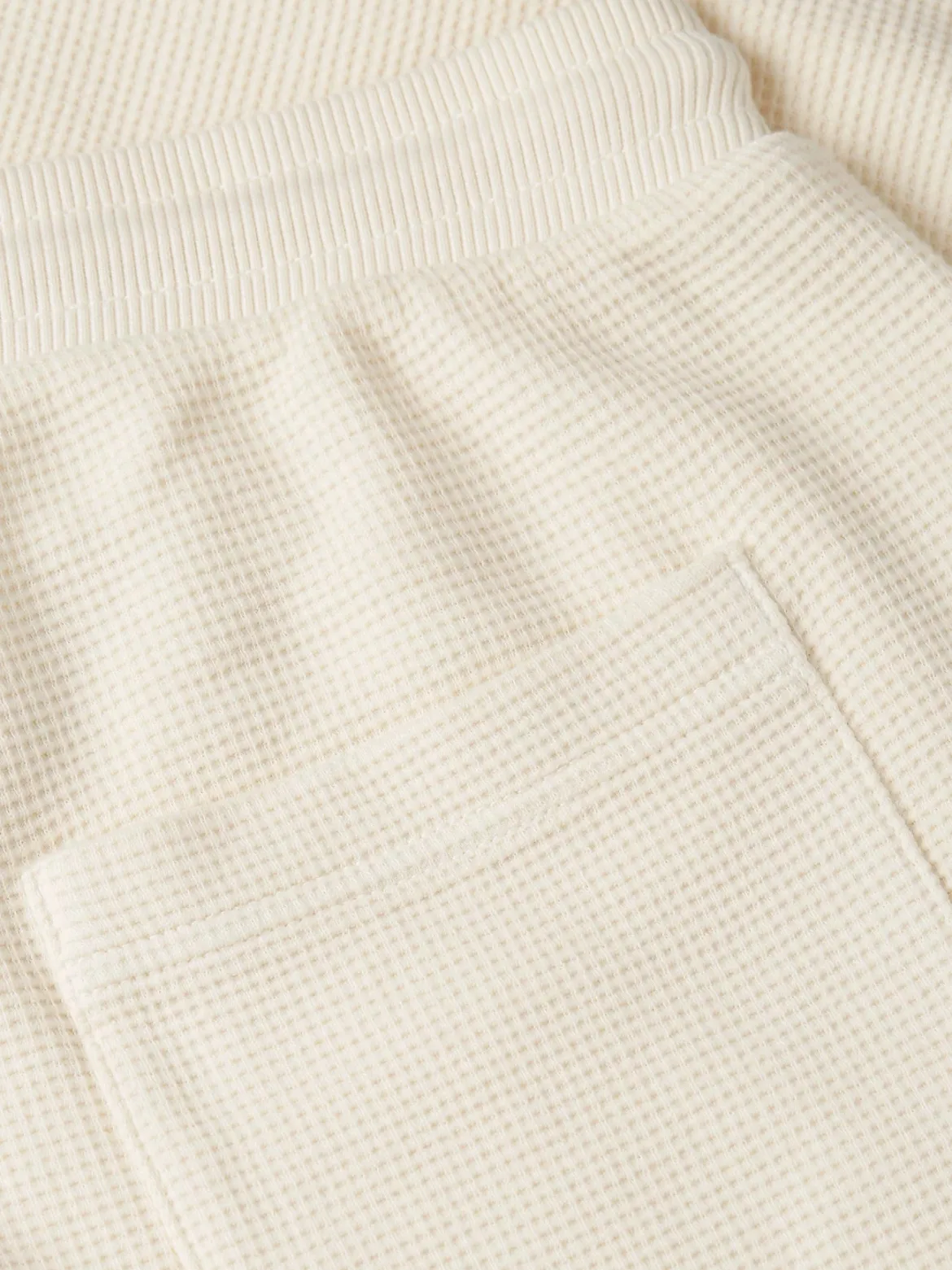 Tommy Jeans miesten collegeshortsit Waffled Beach Short, kerma