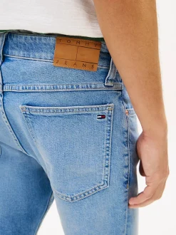 Tommy Jeans miesten farkkushortsit Ronnie Short BJ8131, sininen indigo