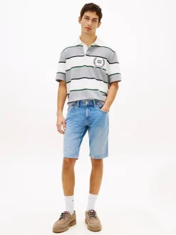 Tommy Jeans miesten farkkushortsit Ronnie Short BJ8131, sininen indigo