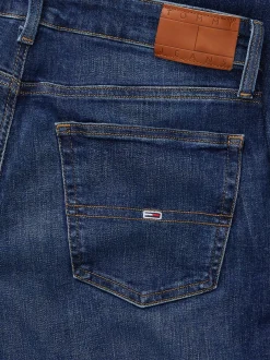 Tommy Jeans miesten farkut Ryan Slim Straight, sininen indigo