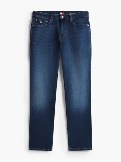 Tommy Jeans miesten farkut Ryan Slim Straight, sininen indigo