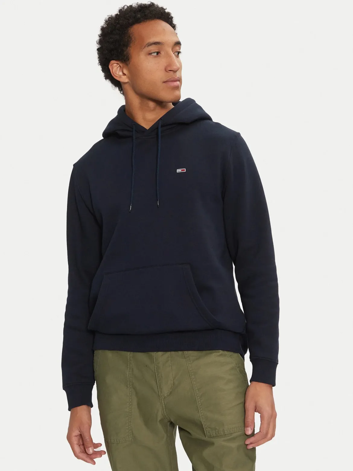 Tommy Jeans Miesten Huppari, TJM REG S FLAG HOODIE Tummansininen