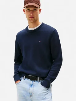 Tommy Jeans miesten neulepusero Essential Sweater, tummansininen
