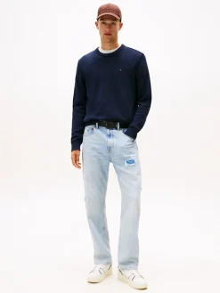 Tommy Jeans miesten neulepusero Essential Sweater, tummansininen