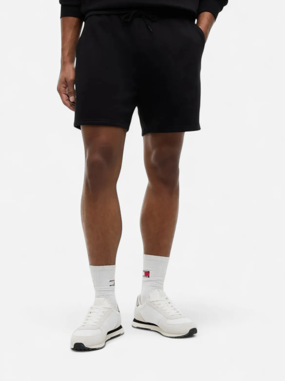 Tommy Jeans miesten shortsit Flag Beach Short, musta