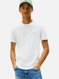 Tommy Jeans miesten t-paita K TJM XSLIM Tee Ext, valkoinen