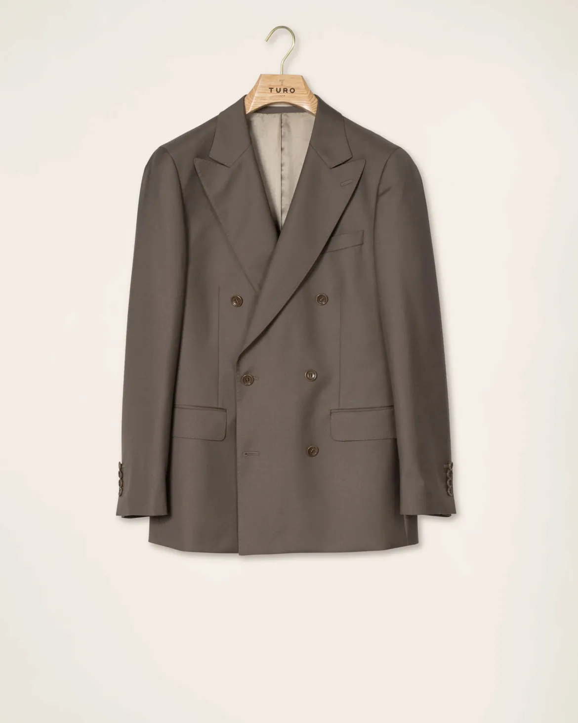Turo irtotakki Jan Double Brested Jacket Vitale, ruskea