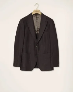 Turo miesten bleiseri Bergamo Half Lined Blazer, ruskea