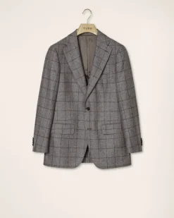 Turo miesten bleiseri Bologna Half Lined Blazer, Keskiharmaa