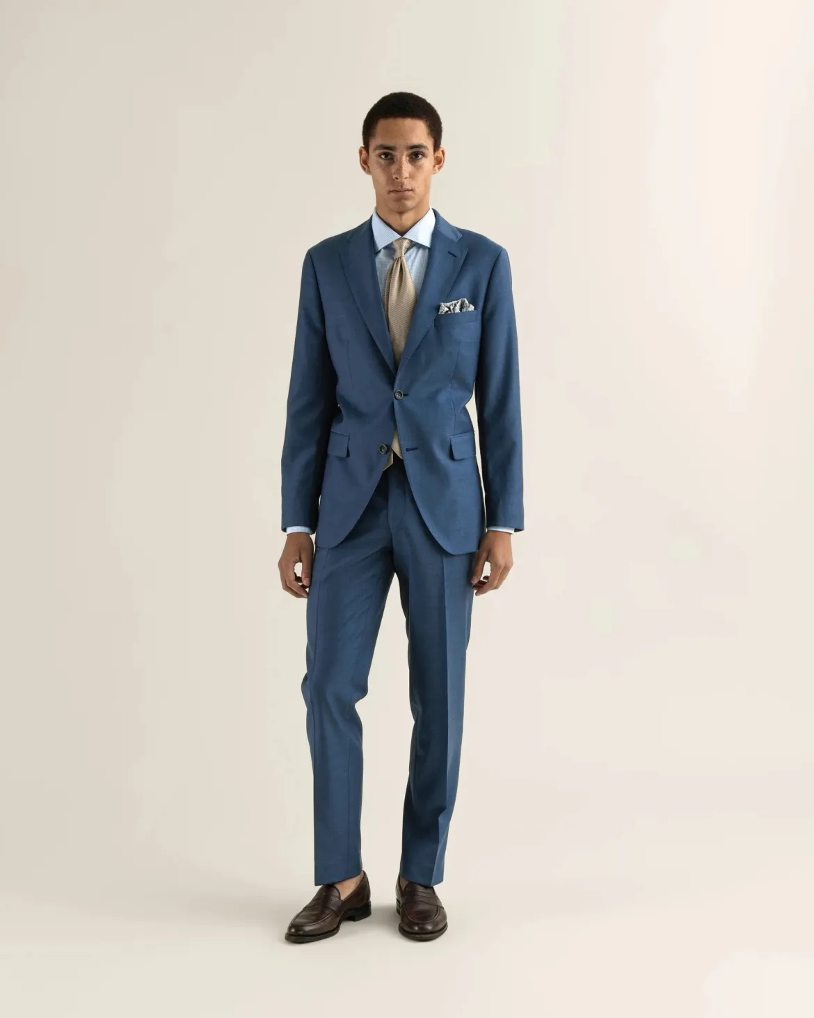 Turo miesten puvunhousut Hilton Athlete Suit Trousers Marlane, sininen