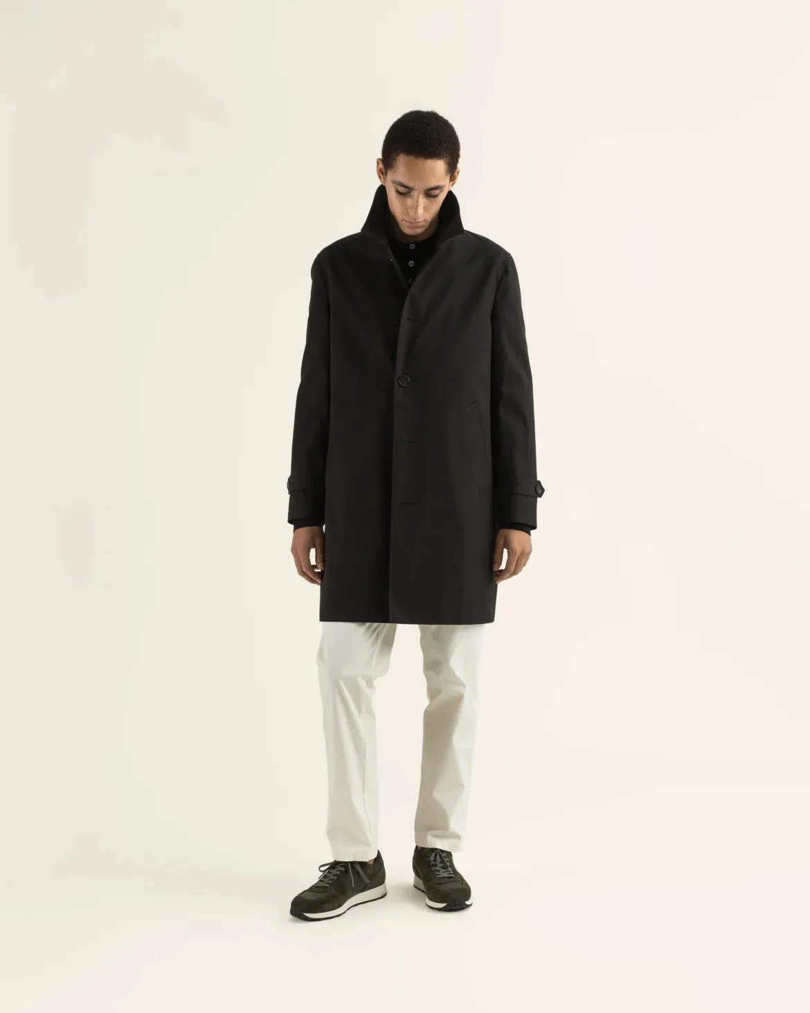 Turo miesten takki Tomar Car Coat, musta