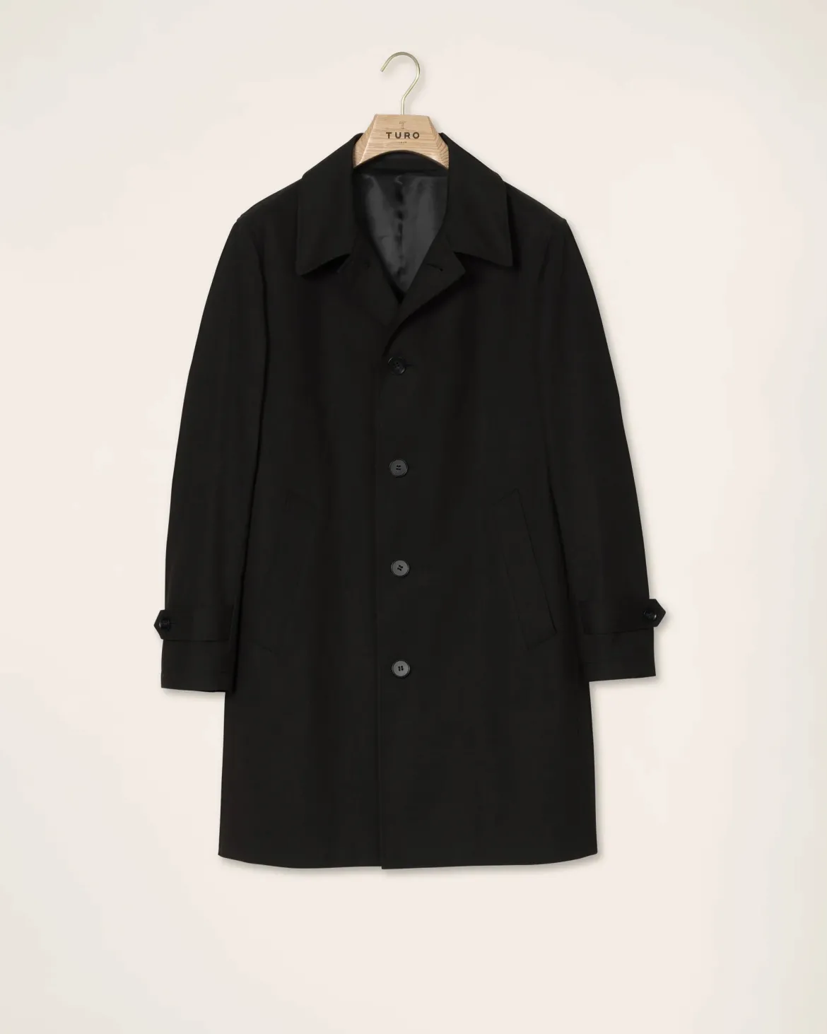 Turo miesten takki Tomar Car Coat, musta