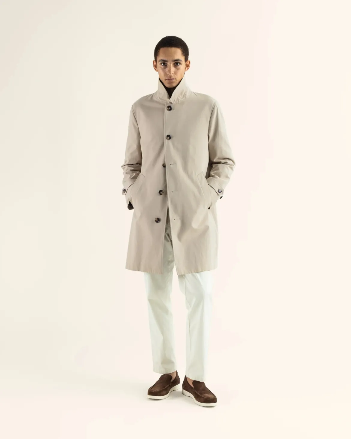 Turo miesten takki Tomar Car Coat, Beige