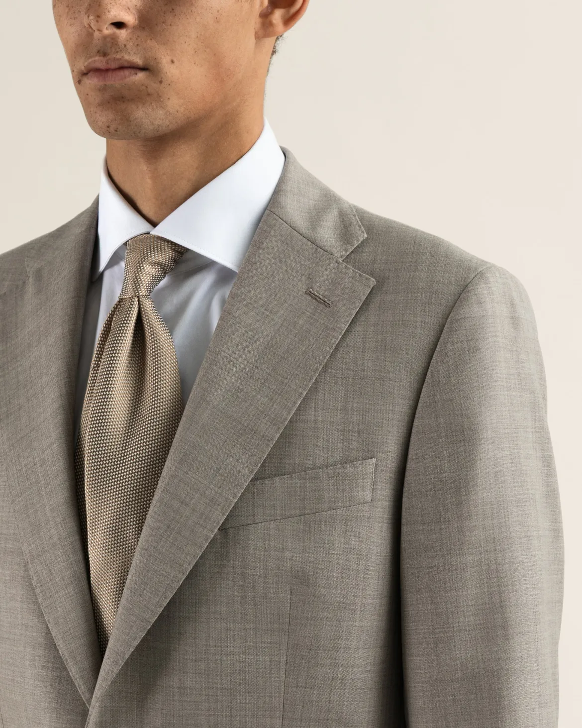 Turo puvuntakki Madrid Modern Fit Suit Jacket Vitale, Beige