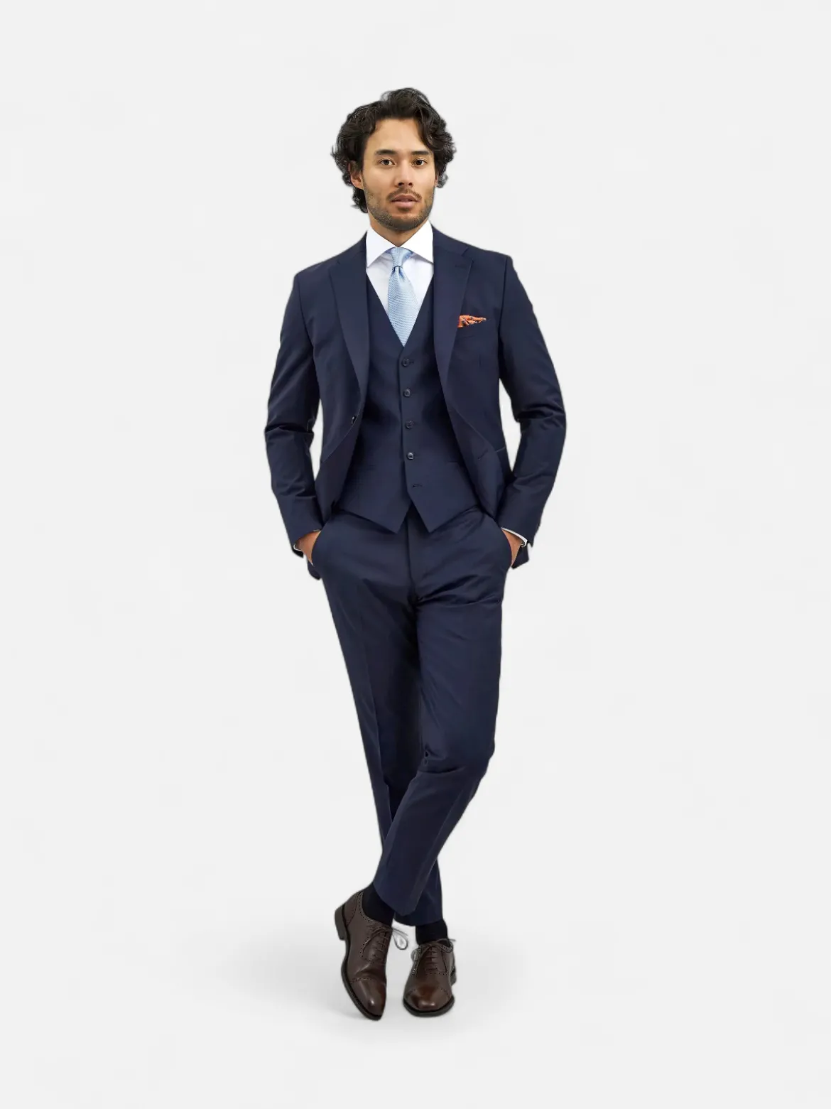 Turo Tailor Miesten Bleiseri 7890-3280 OSLO ATHLETE Sininen