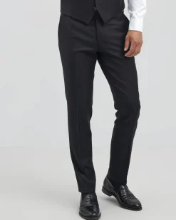 Turo Tailor miesten puvunhousut, HOUSTON Musta
