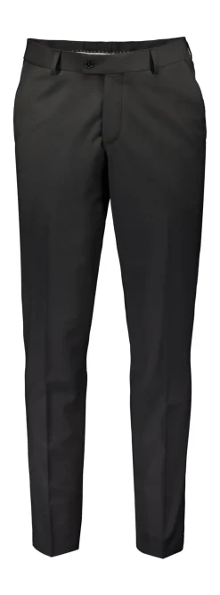 Turo Tailor, Miesten Puvunhousut, Elmer 3280, Slim Fit Housu Musta