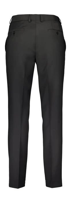 Turo Tailor, Miesten Puvunhousut, Elmer 3280, Slim Fit Housu Musta