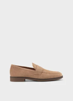 Vagabond miesten loaferit Troy Suede Loafer, vaalea beige